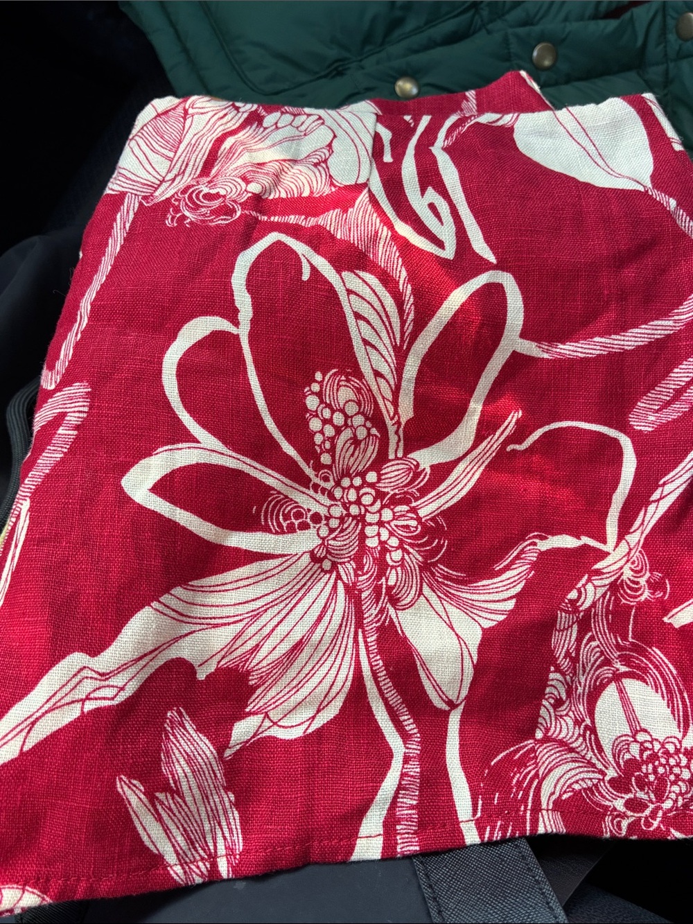 Reformation Mia Low Waist Linen Skort Las Dalias - Picture 6 of 8